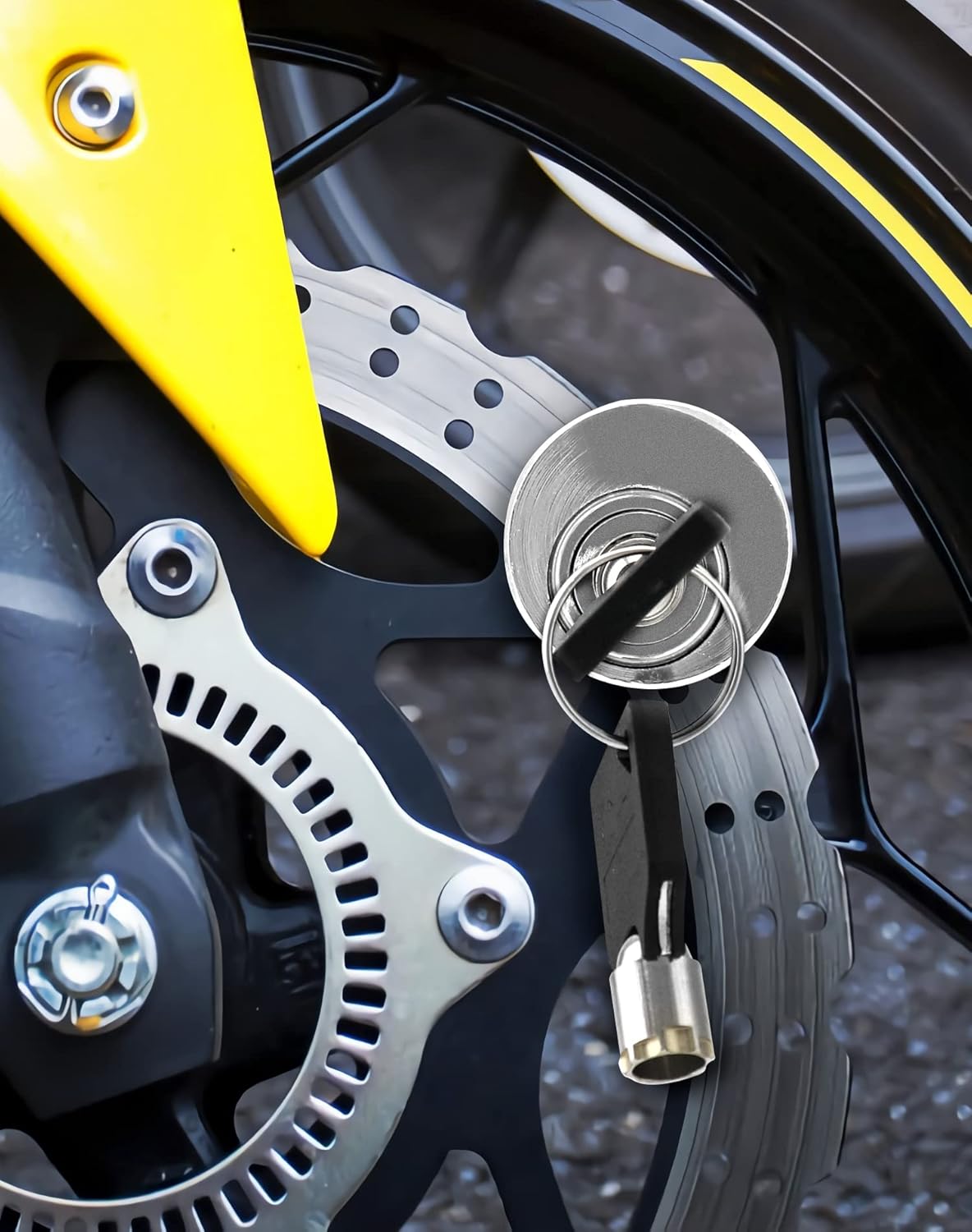 🏍️ 50 % RABATT! 🔒 Tyverisikringslås – Robust stål og rask installasjon ✨