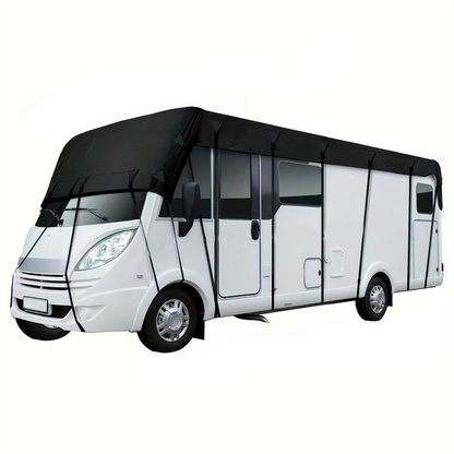 🎃Halloween-tilbud 50 % RABATT!🚐Taktrekk til campingvogn og bobil – 210D Oxford med sikre, justerbare stropper