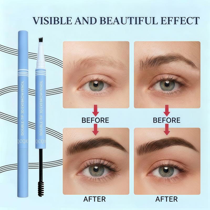 ✍️ 48% RABATT! Vanntett Dobbelspiss Mikroblading Blynpen – 2-i-1 For Naturlige & Definerte Bryn! ✨ 3D Hårstrøk Effekt – Perfekt for Daglig & Langvarig Bruk. 💧 Vanntett & Smudgesikker – Kjøp 3 for 10% Ekstra Rabatt! 💄