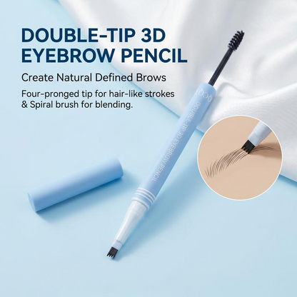 ✍️ 48% RABATT! Vanntett Dobbelspiss Mikroblading Blynpen – 2-i-1 For Naturlige & Definerte Bryn! ✨ 3D Hårstrøk Effekt – Perfekt for Daglig & Langvarig Bruk. 💧 Vanntett & Smudgesikker – Kjøp 3 for 10% Ekstra Rabatt! 💄