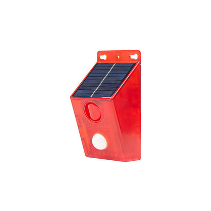🎃Halloween-tilbud 50 % RABATT!🏡Solar PIR-bevegelsessensoralarm – 110 dB sirene, blinkende LED-lys og 4 moduser