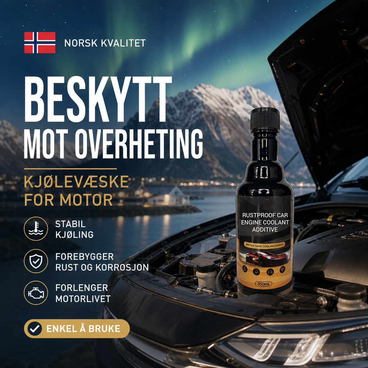 📢📢48 % RABATT!!⏰Rustbeskyttende tilsetningsstoff til bilens kjølevæske