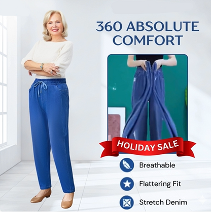 ⏳Begrenset tidsbegrenset 48 % rabatt!!💕👖Høy midje, ultra-elastiske mom jeans