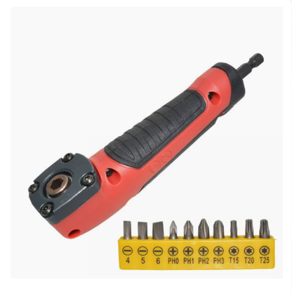 ⏳🔥TIDSBEGRENSET 50 % RABATT! ⏰🔩 Batteridrevet elektrisk skrutrekker – Motor med høyt dreiemoment, justerbar hastighet på 0–400 o/min, LED-arbeidslys – lett og ergonomisk. ⚡💪