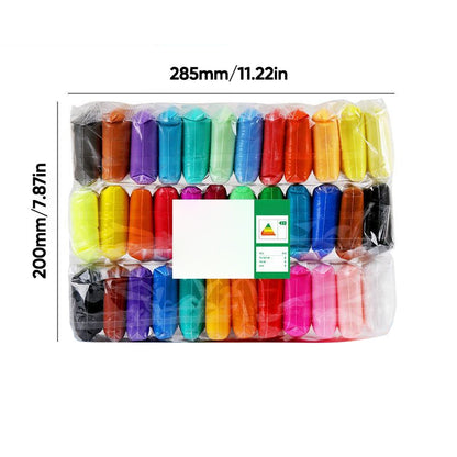 🎨 KJØP 2, FÅ 1 GRATIS! 🎁 36-farget ultralett leire – trygg, giftfri og myk – perfekt for barnas kreativitet og håndverksprosjekter 🌈