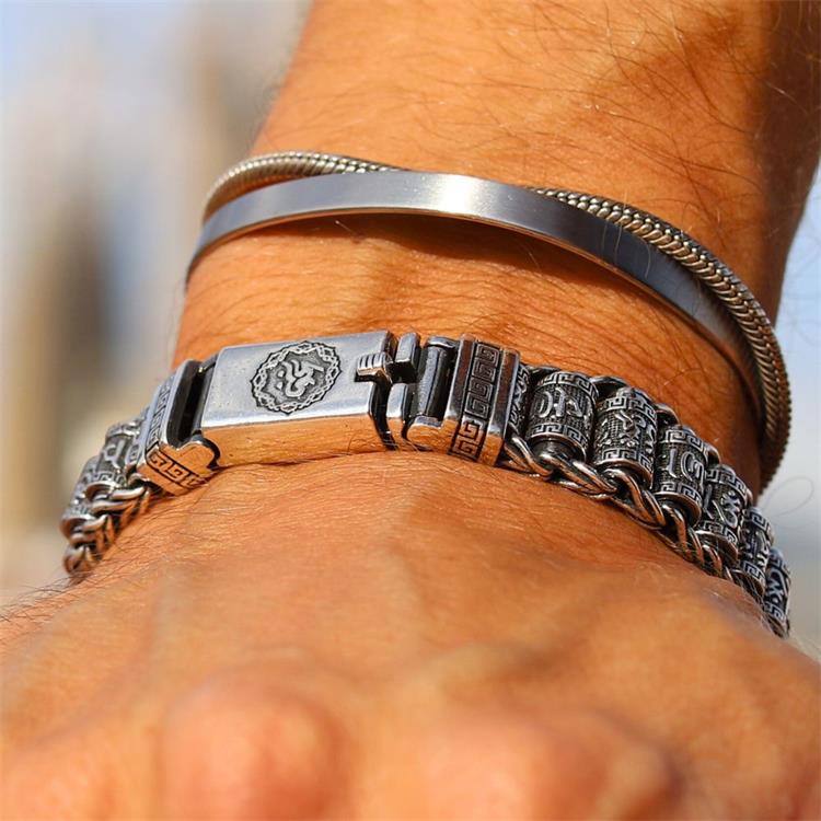 🔥 Valentinsdagsrabatt 48 %🔥Lucky Prayer Wheel Armbånd