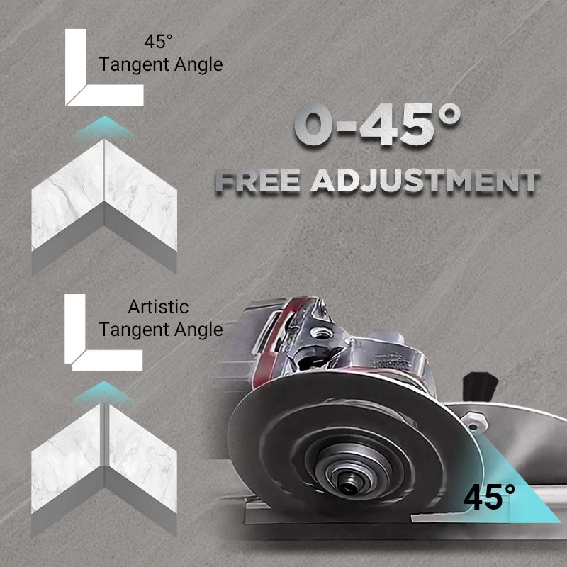 🛠️Angle Stativ til slipemaskin for 45° fasing av fliser