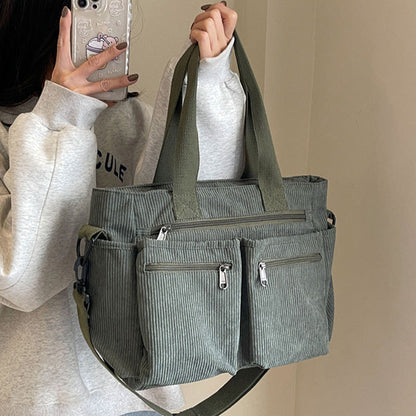 🔥Siste dag: 48% rabatt! ⏰👜Vintage ensfarget skulderveske👜