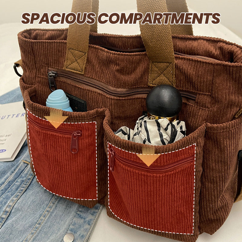 🔥Siste dag: 48% rabatt! ⏰👜Vintage ensfarget skulderveske👜