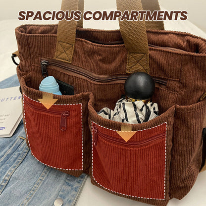 🔥Siste dag: 48% rabatt! ⏰👜Vintage ensfarget skulderveske👜