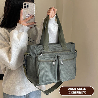 🔥Siste dag: 48% rabatt! ⏰👜Vintage ensfarget skulderveske👜
