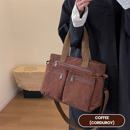 🔥Siste dag: 48% rabatt! ⏰👜Vintage ensfarget skulderveske👜