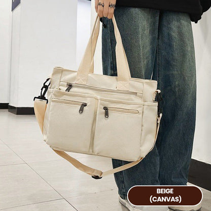 🔥Siste dag: 48% rabatt! ⏰👜Vintage ensfarget skulderveske👜