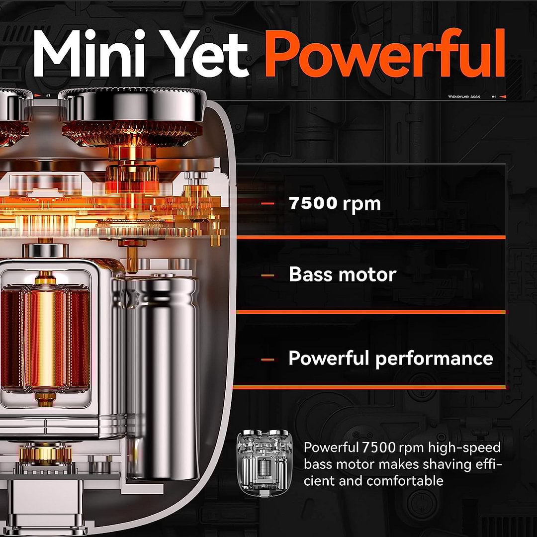 ✨ Hot Sale ✨ 2025 Ny oppgradering av lommebarbermaskiner USB Mini Barbermenn for menn oppladbar vanntett kompakt elektrisk barbermaskin for hjem, bil, reise