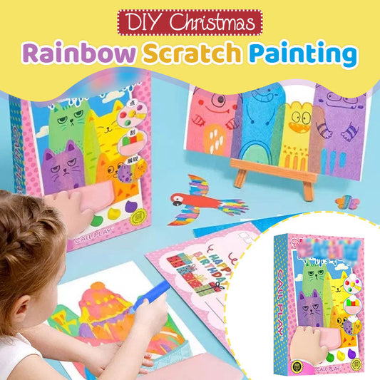 🎅JULESALG🎄20 stk/sett DIY regnbue kladdekunst