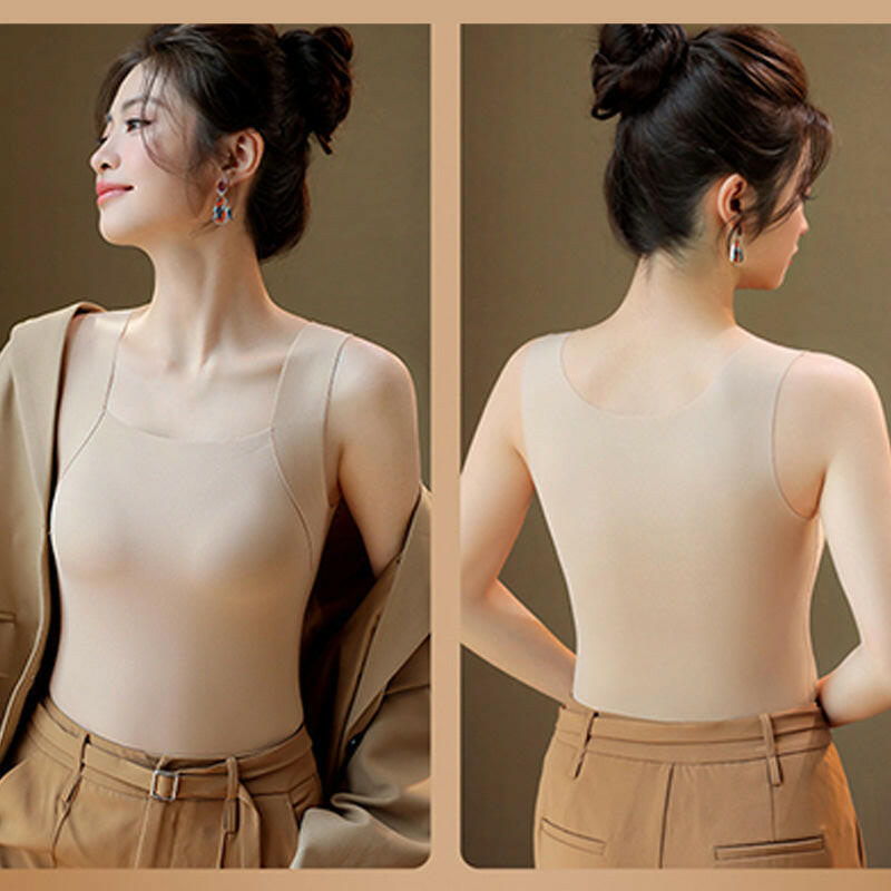 🔥Siste dag 48 % RABATT💖Termo-topper med U-hals og innebygd BH til dame