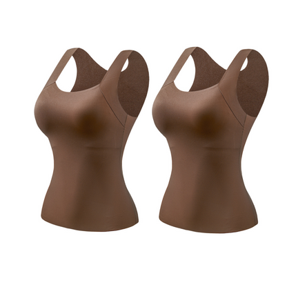 🔥Siste dag 48 % RABATT💖Termo-topper med U-hals og innebygd BH til dame