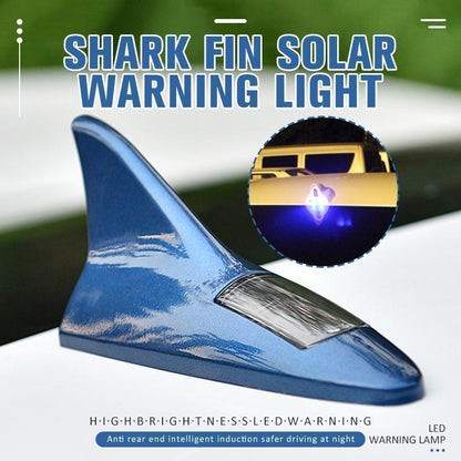 🦈 BEGRENSET TID 50 % RABATT! ⚡ Solcelledrevet varsellys for haifinne i bilen – vibrasjonsaktivert, 4 LED-farger, enkel påklistring ✨