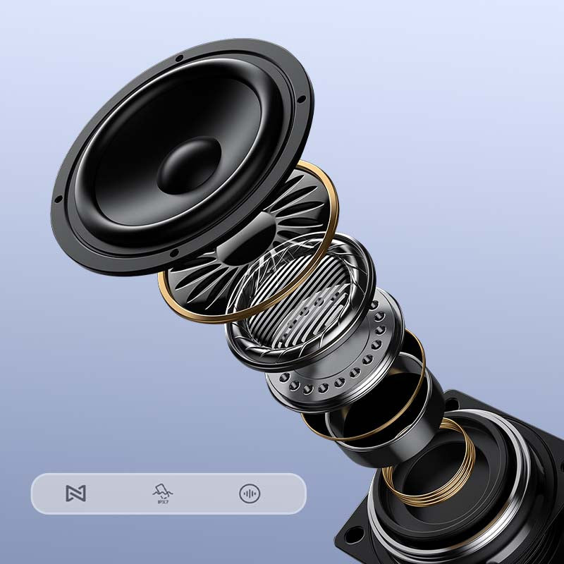 40 W bærbar Bluetooth-høyttaler med RGB-lys