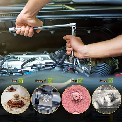 ⚡Hot Salg 48% RABATT 🔩Sett med uttrekkere for skadede skruer og bolter🚗