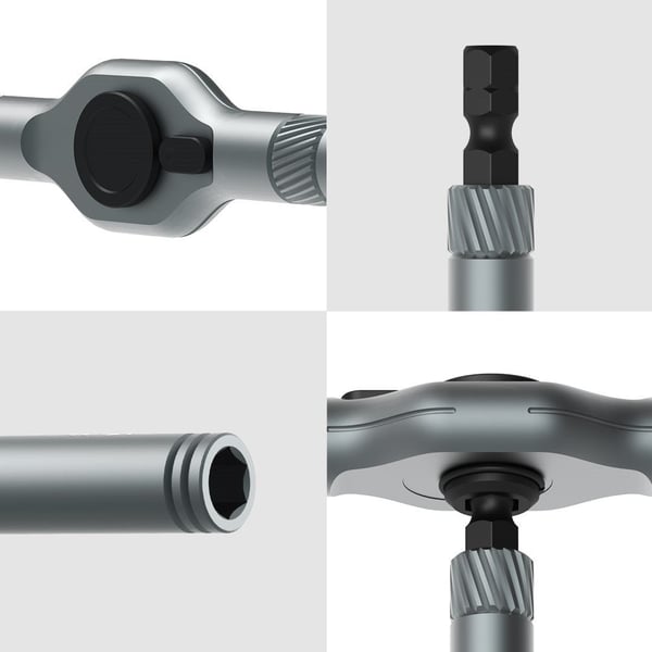 🔩 48% rabatt 🛠️ 24-i-1 skrutrekkersett – Magnetisk, kompakt og lett å ta med seg, perfekt til reparasjoner og gjør-det-selv-prosjekter 🔧📦