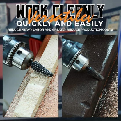 🔩 BEGRENSET TID 48 % RABATT! ✨ 5-delers roterende stålfilsett – Avgrading, sliping, slitesterk 🛠️