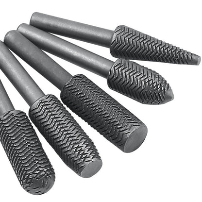 🔩 BEGRENSET TID 48 % RABATT! ✨ 5-delers roterende stålfilsett – Avgrading, sliping, slitesterk 🛠️