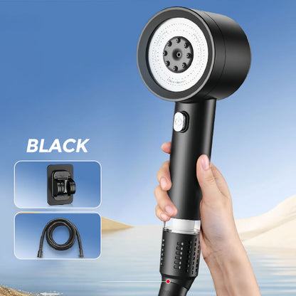 4-Modus Høytrykksdusjhode med Filter