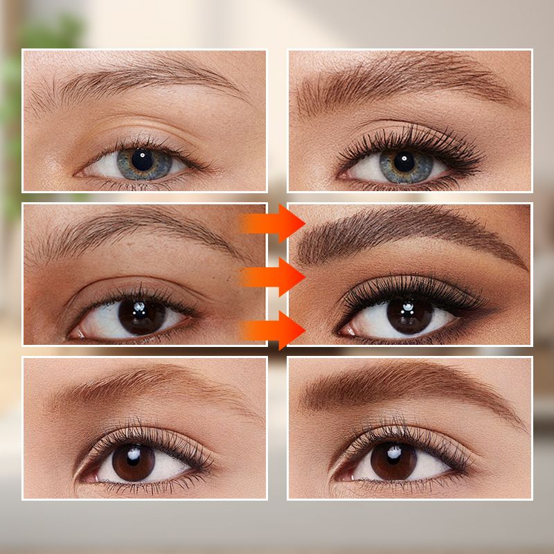 📢📢Kjøp 1 få 2 gratis💄✨Vanntett 4-i-1 skjegg- og øyenbrynspenn - Varig og flekkfri