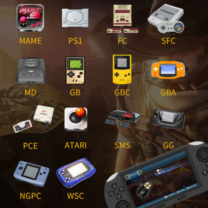 🎮🔥49 % rabatt i en begrenset periode 🎁SF3000 Bærbar Håndholdt HD-Spillkonsoll Se