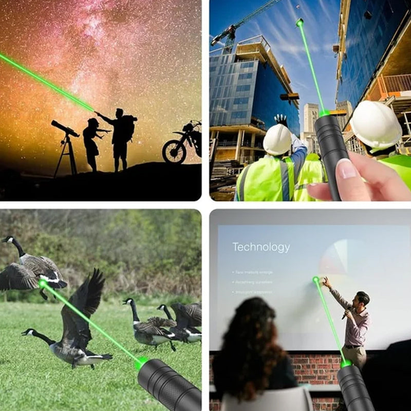 🔦Rødt og grønt enkeltpunktslaserlys