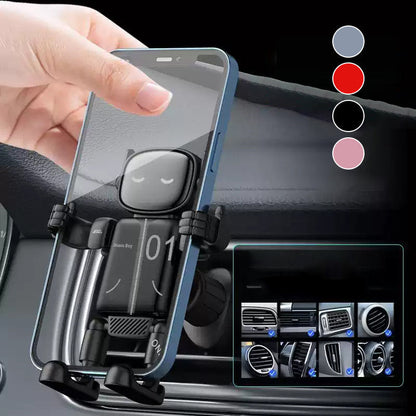 Monter telefonen din umiddelbart! 360° roterbar robottelefonholder til bilen