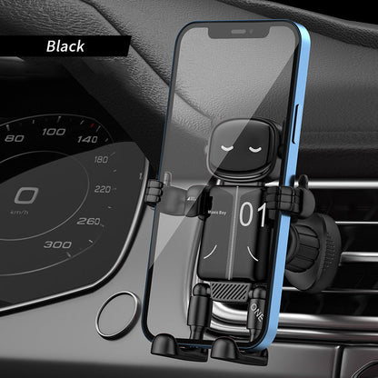 Monter telefonen din umiddelbart! 360° roterbar robottelefonholder til bilen