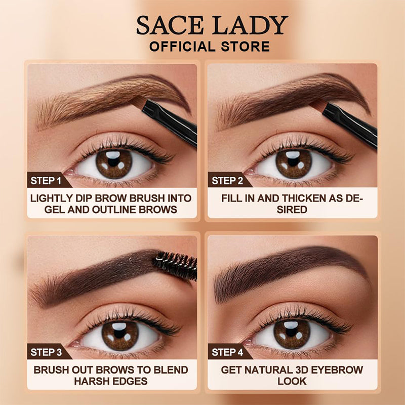🔥Kjøp 1 få 1 gratis💗3D Long Lasting Water Resistant Smudge Free Eyebrow Cream