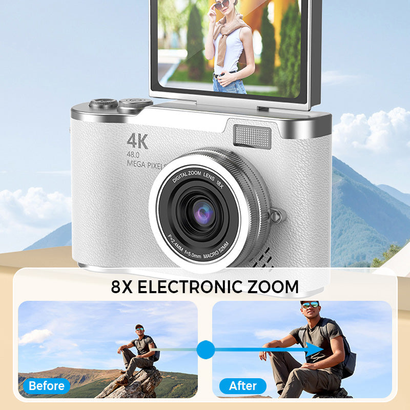 💐48 % RABATT! 4K berøringsskjermkamera – Del dine favorittøyeblikk ✨📱【Spesialtilbud】