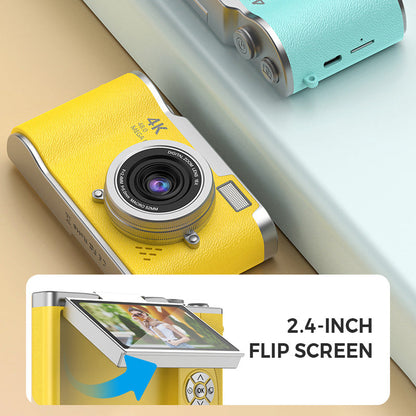 💐48 % RABATT! 4K berøringsskjermkamera – Del dine favorittøyeblikk ✨📱【Spesialtilbud】