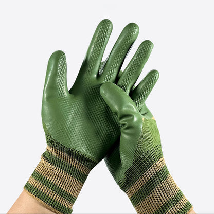 💥50 % RABATT🎁 Arbeidshansker med gummibelegg og strikket mansjett