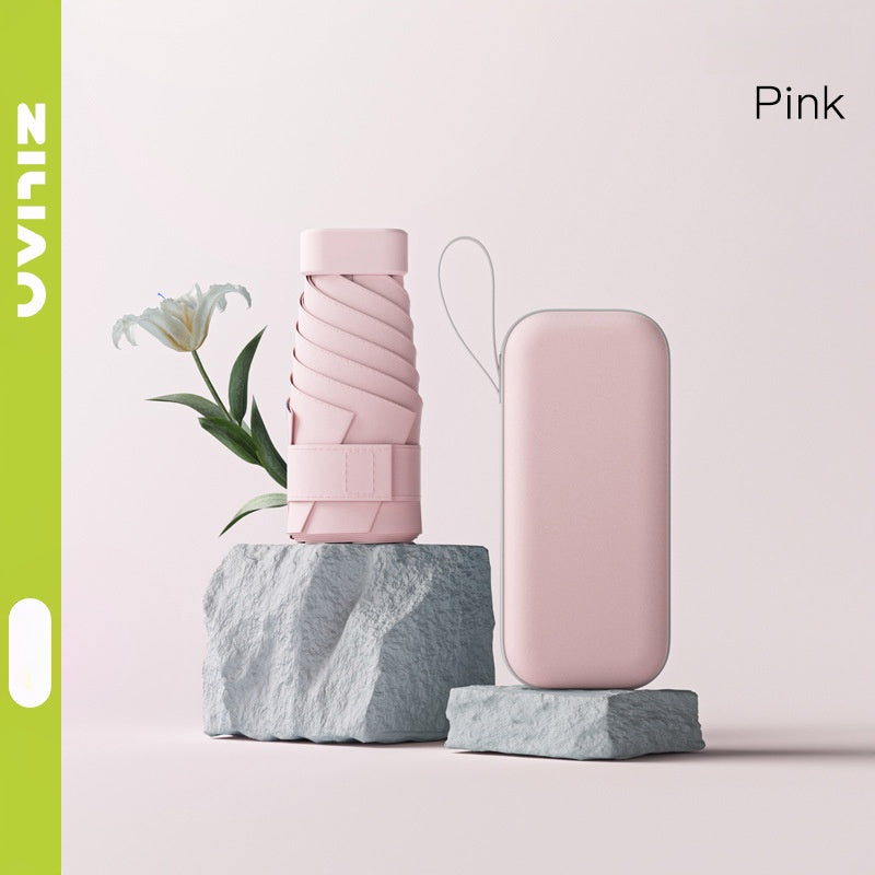 ⏳BEGRENSET TILBUD 48 % RABATT🌂 Bærbar paraply, klar for regn eller solskinn! ☀️🌧️