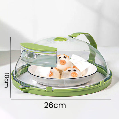 💎 48 % RABATT! 💎 Gjennomsiktig, sprutsikkert lokk til mikrobølgeovn – ergonomisk håndtak, vannbeholder og 360° ventilasjon 🔥🍲