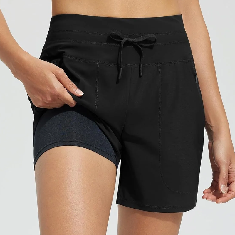 🔥SISTE DAGS SALG 48% RABATT🔥Dameshorts med lommer