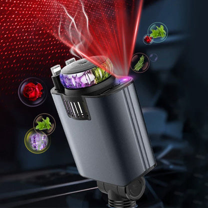 🔋⚡5-i-1 lader & aromadiffusor & stjernelys-tak