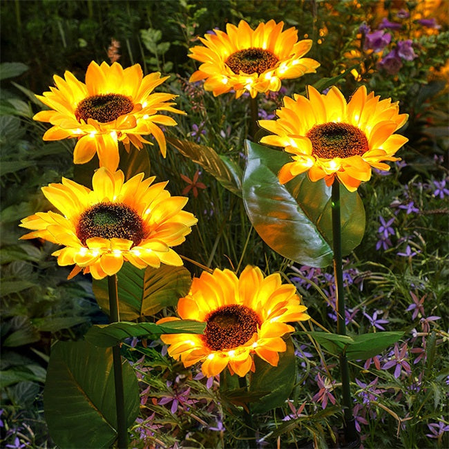 🌻48 % RABATT PÅ LYSSALG! ✨ Solcelledrevne solcellelys – Lysende hagedekorasjon 🌿