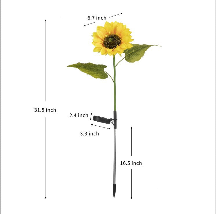 🌻48 % RABATT PÅ LYSSALG! ✨ Solcelledrevne solcellelys – Lysende hagedekorasjon 🌿