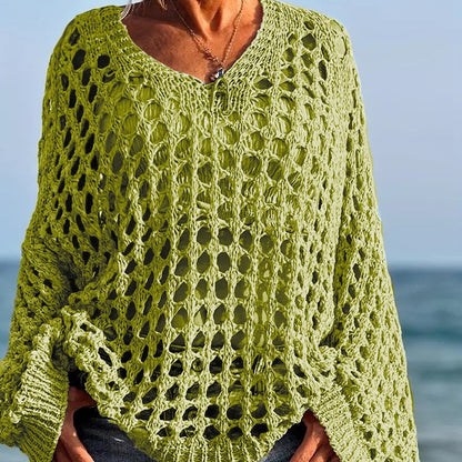 ⏳Begrenset tidsbegrenset 48 % rabatt⏰Heklet strikketopp til dame🧶👚