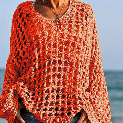 ⏳Begrenset tidsbegrenset 48 % rabatt⏰Heklet strikketopp til dame🧶👚
