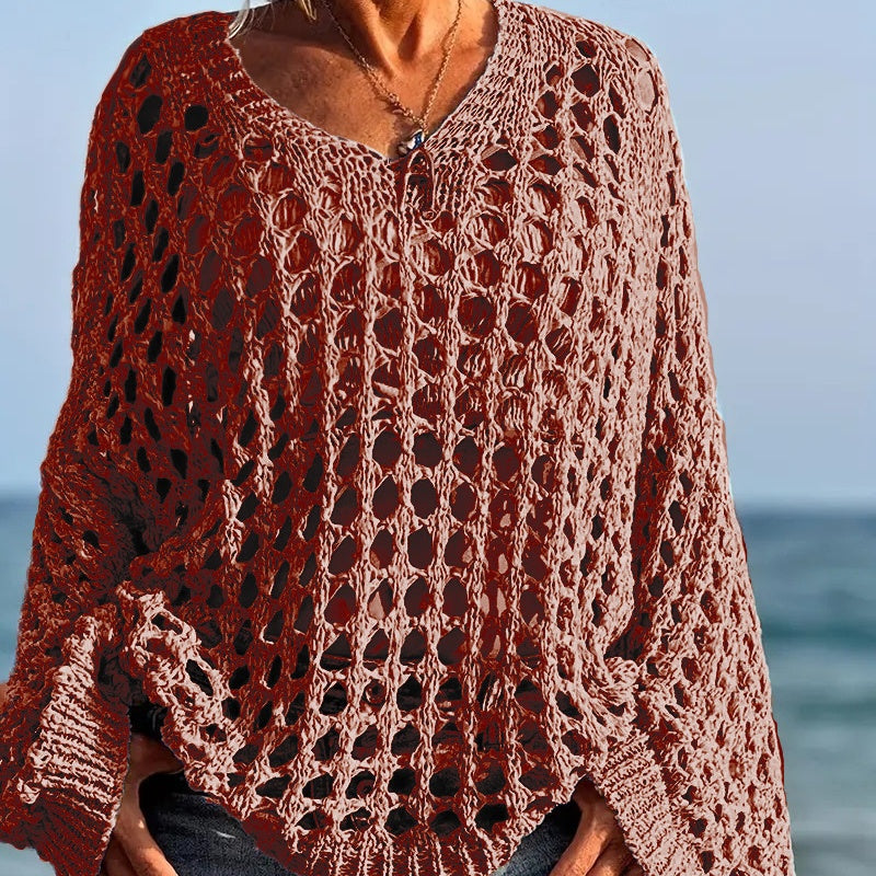 ⏳Begrenset tidsbegrenset 48 % rabatt⏰Heklet strikketopp til dame🧶👚
