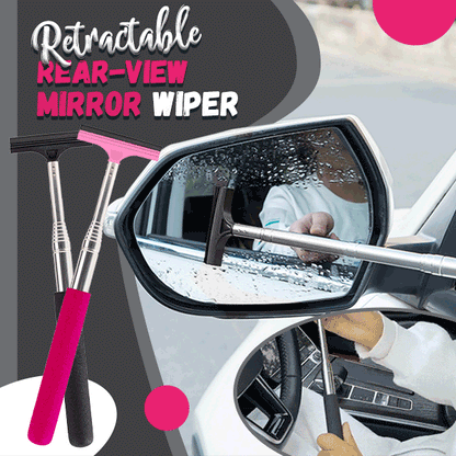 ⏳🔥TIDSBEGRENSET 50 % RABATT! ⏰🚗 KJØP 1 FÅ 1 GRATIS! 💦 Innfellbar sidespeilvisker – Uttrekkbar, kompakt, vannfjerning