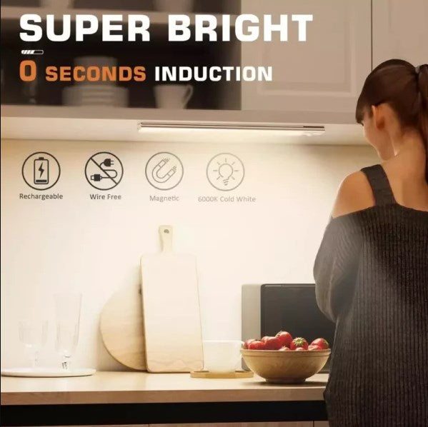 LED-skapbelysning med bevegelsessensor 💡Energieffektiv og praktisk🔥