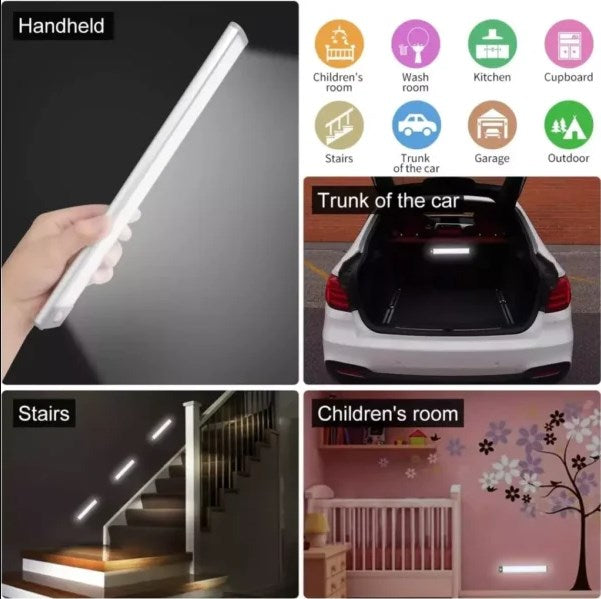 LED-skapbelysning med bevegelsessensor 💡Energieffektiv og praktisk🔥