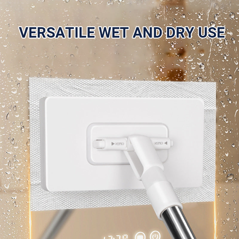 🔥Siste dags salg 50% rabatt🔥Engangsstøvmopp med 4 gjenbrukbare kluter